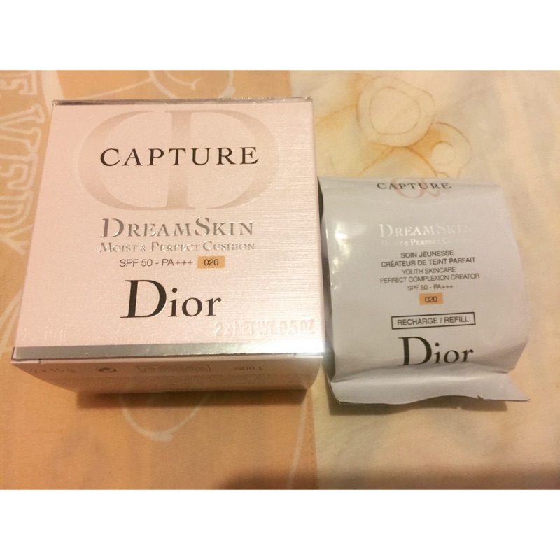 Dior 迪奧 夢幻美肌氣墊粉餅SPF50 PA+++(15g)#020