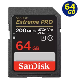 SanDisk 64G 64GB SD Extreme pro 200MB/s SDXC U3 4K V30 相機記憶卡