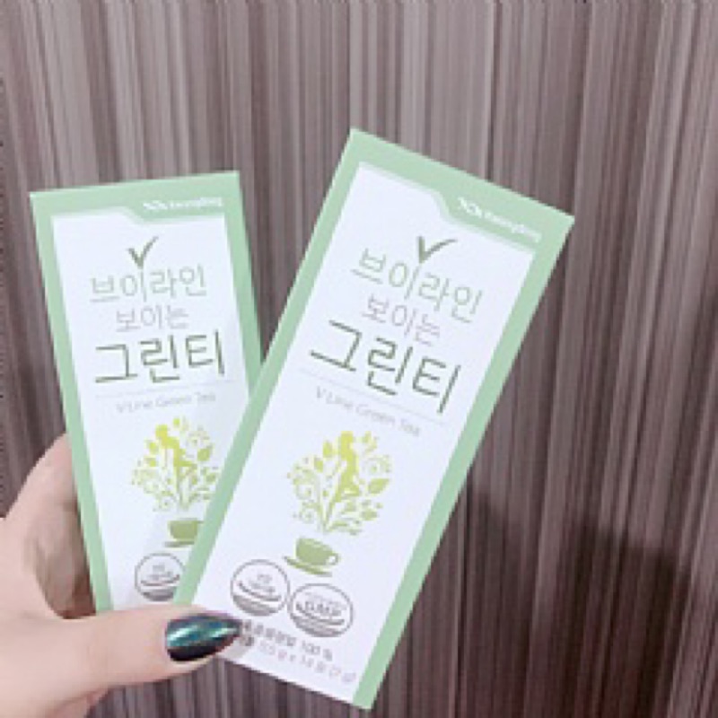 韓國V-line有機綠茶（兒茶素）0.5kg*14包/盒