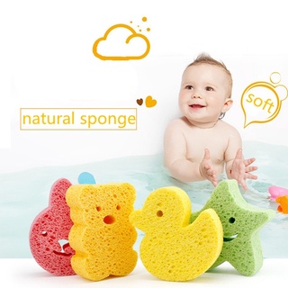 動物造型海綿嬰兒沐浴海綿沐浴刷水療海綿清潔磨砂柔軟嬰兒
