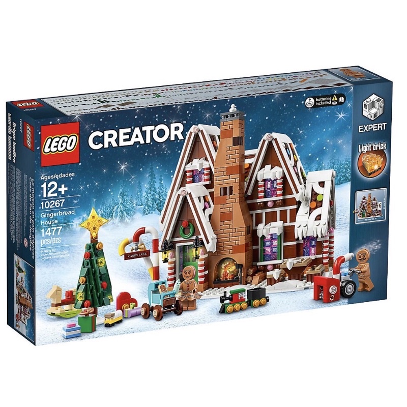 『玩樂一族』現貨 實圖 樂高 Lego 10267 冬季系列 薑餅屋 薑餅人 CREATOR聖誕節 感恩節