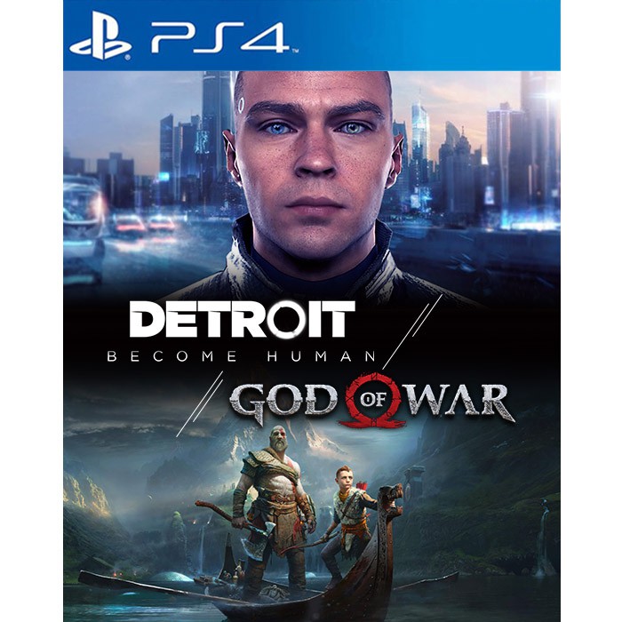 【嚴選電玩】 現貨 雙實體光碟 中文版《 PS4 戰神4 + 底特律 變人》