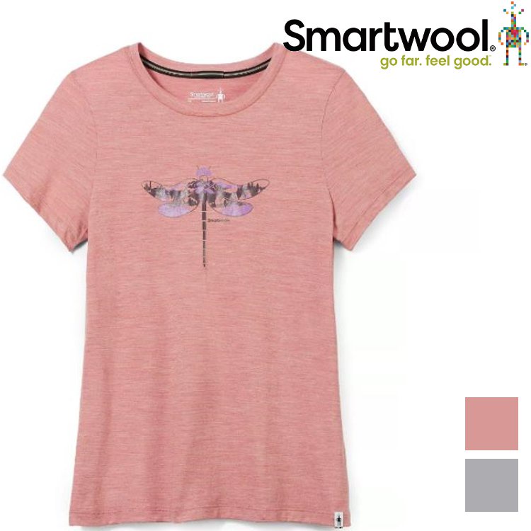 Smartwool Merino Sport 150 女款美麗諾羊毛T恤 蜻蜓漫舞 SW016598