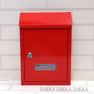 [HOME] 紅色信箱 直邊信箱 超取限3件 郵箱 郵筒 信件箱 意見箱 現代 簡約 耐候性佳