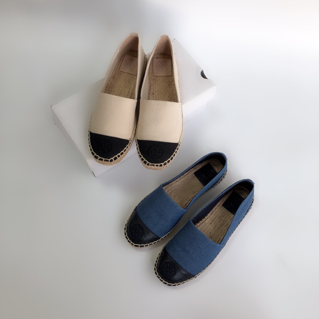 正品tory Burch 草編鞋平底鞋 蝦皮購物