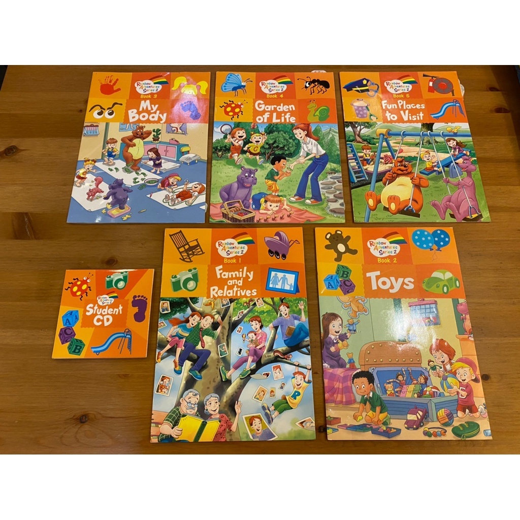 HESS 何嘉仁 幼兒園 彩虹探險系列 Rainbow Adventures Series 課本 1~5+CD 小班 下