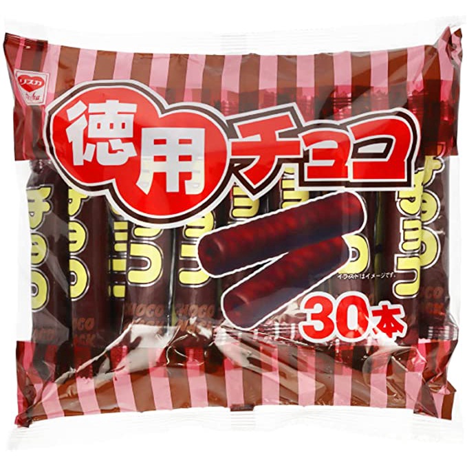 現貨熱銷🔥全台最便💰日本必買✈️ Riska 力士卡 德用 巧克力棒 30入- 日本境內版 巧克力玉米棒-