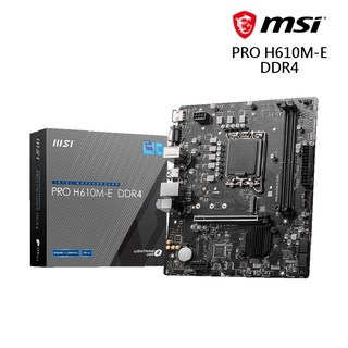 微星 PRO H610M-E DDR4 主機板 現貨 廠商直送