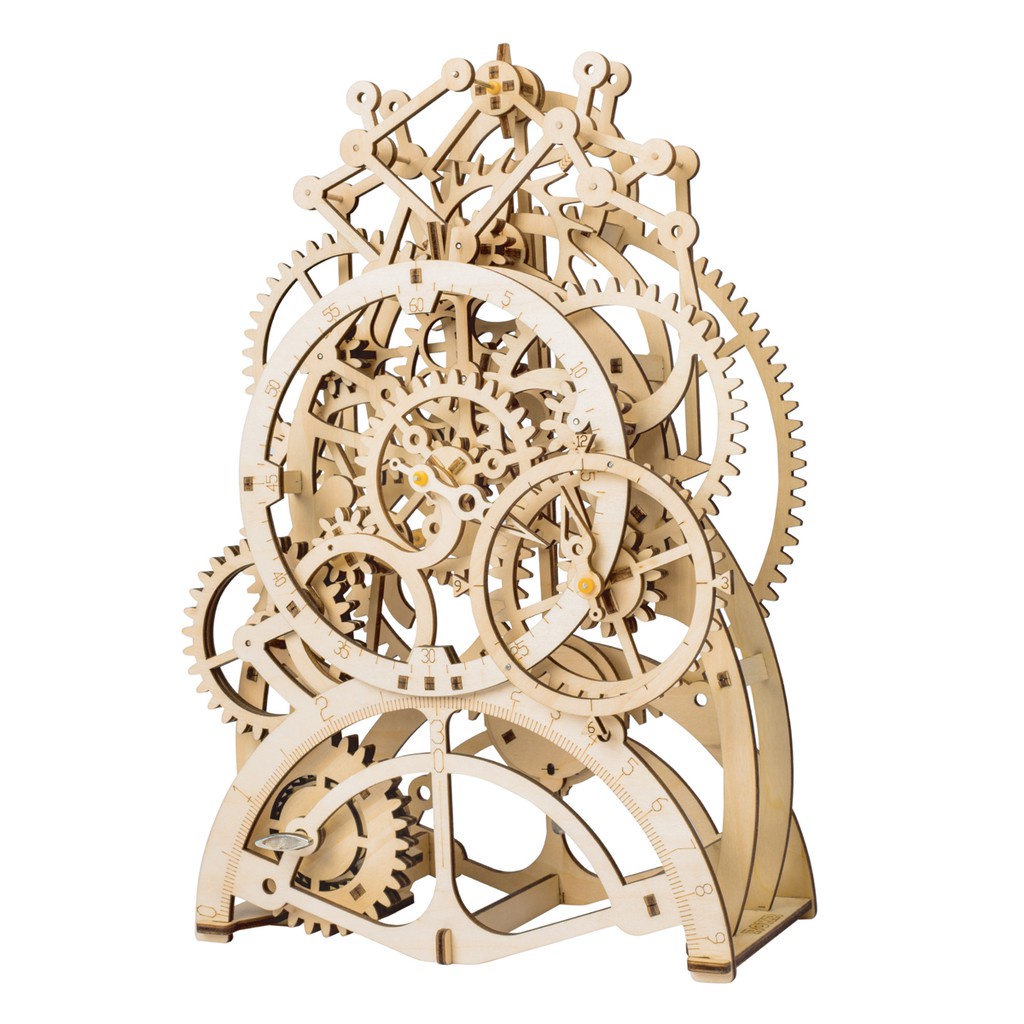 立體拼圖組裝玩具 桌面擺件 裝飾品 創意禮物 LK501擺鐘模型 齒輪驅動模型 DIY