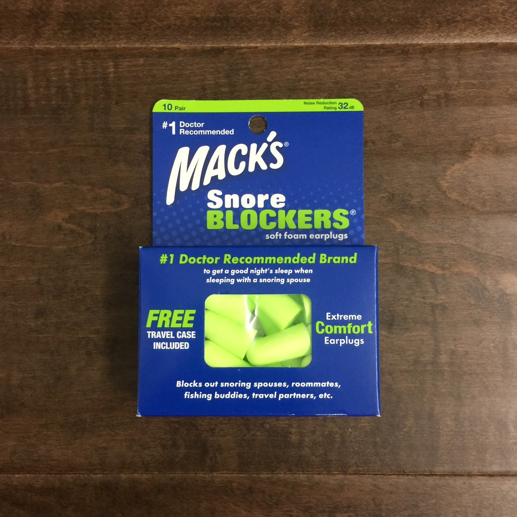 美國 Mack's 泡棉耳塞 12副裝 送收納盒 Snore BLOCKERS 睡眠 耳塞