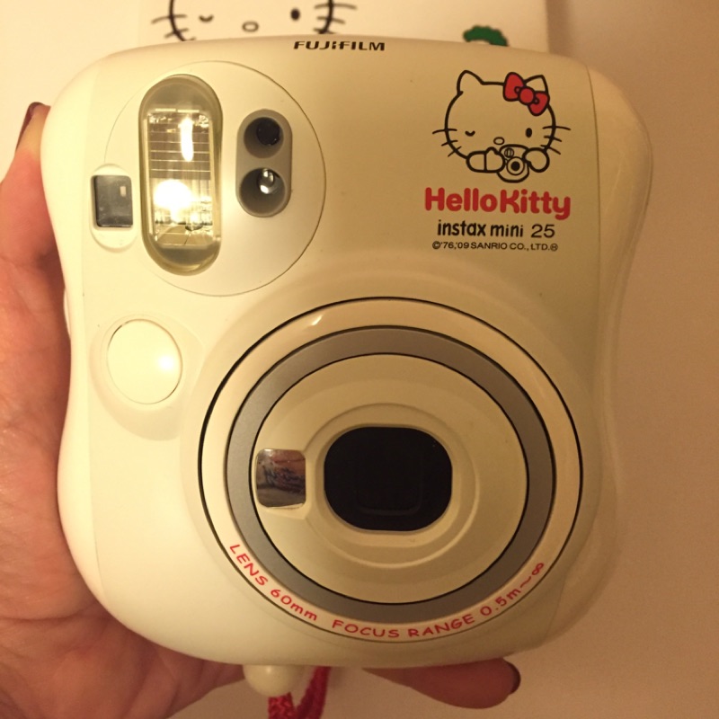 Fujifilm Instax Mini 25 Hello Kitty版 拍立得相機 (附兩盒底片)誠可議價