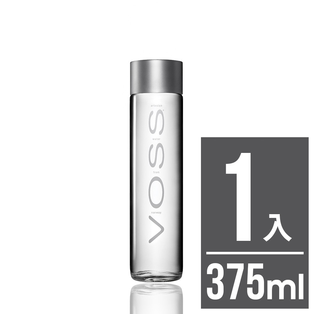 【VOSS芙絲】挪威極致純淨礦泉水 即期品效期2024/3/15(375ml) - 時尚玻璃瓶