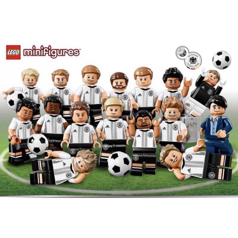 樂高 LEGO 71014 德國 足球隊人偶 一套16隻