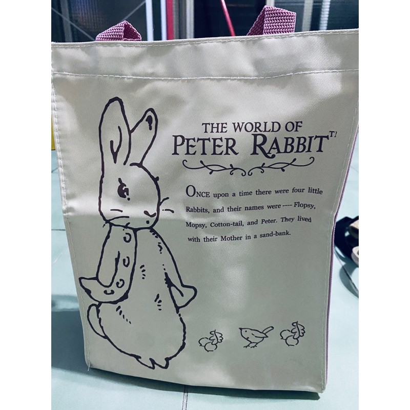 比得兔手提袋 Peter Rabbit 國泰產險贈送 沒有使用過