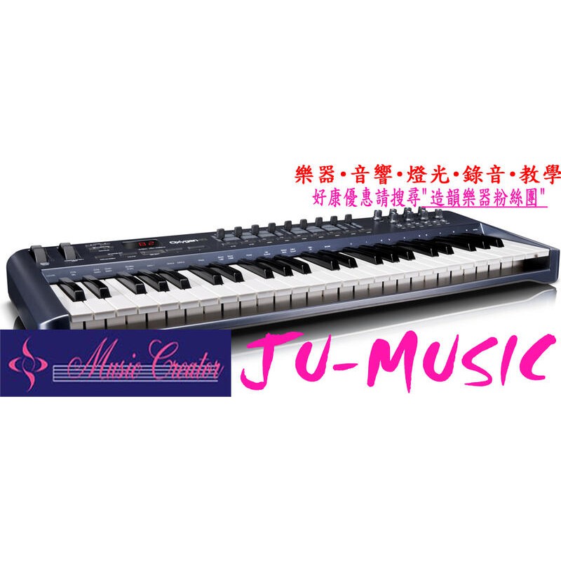 造韻樂器音響- JU-MUSIC - M-Audio Oxygen 49 專業 USB MIDI 行動主控鍵盤