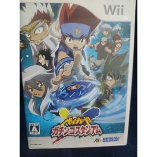 Wii遊戲片 戰鬥陀螺 鋼鐵戰魂 血戰競技場 二手 日版 正版日本帶回 微刮 盒書全