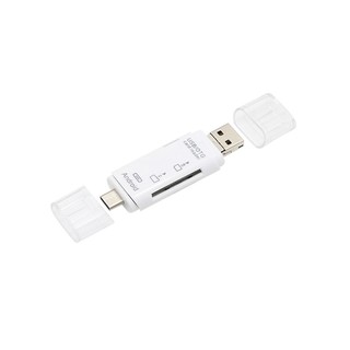 Type C Micro USB 三合一 ( TF / SD卡) 多功能OTG讀卡機 card reader 廠商直送