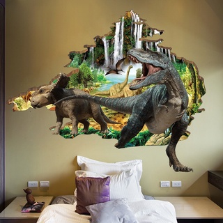 【Zooyoo壁貼】立體牆貼 PVC創意客廳3D恐龍 裝飾貼貼紙（尺寸60*90cm）家居裝飾 房間裝飾