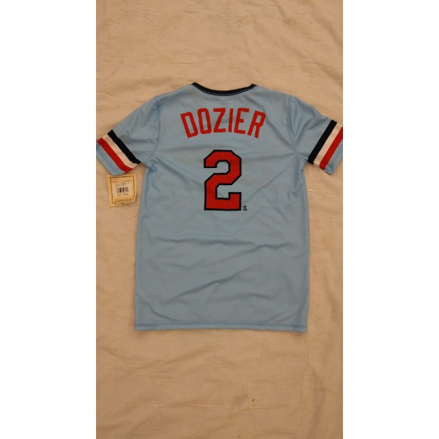 現貨 MLB Majestic Twins Brian Dozier 雙城隊 青年版L 紀念版復古球衣 排汗材質