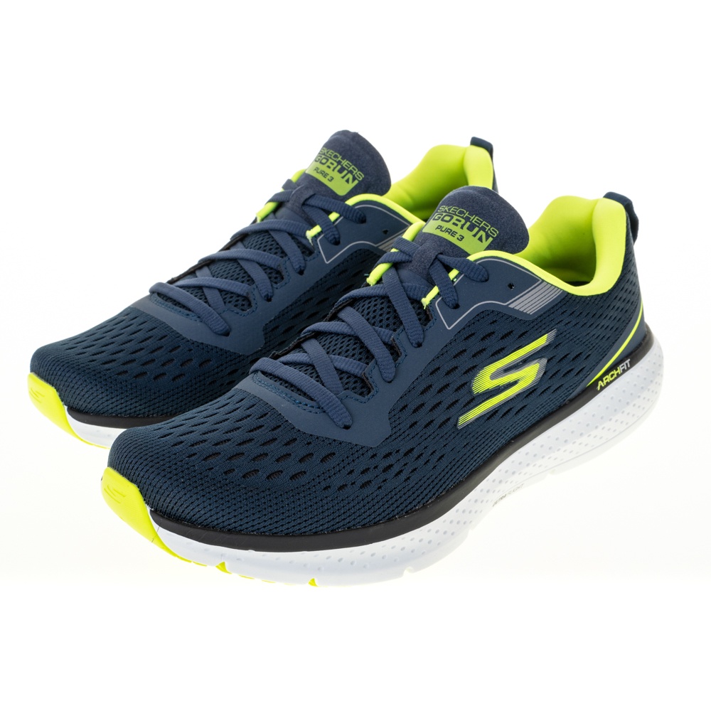 SKECHERS 慢跑鞋 男慢跑系列 GORUN PURE 3 - 246034NVYL