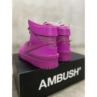 ☆小B之都☆ AMBUSH x Nike Dunk High Cosmic Fuchsia CU7544-600 粉色