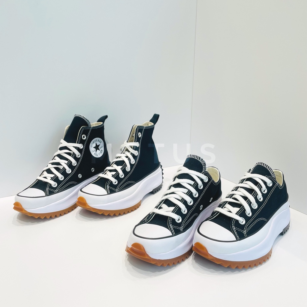 Motus | Converse Run Star Hike 黑 高筒 低筒 鋸齒 帆布鞋 168816 166800C