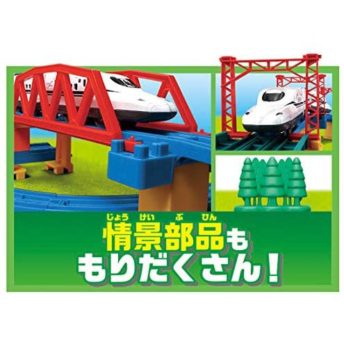 日本plarail 鐵道王國新幹線n700s確認測試車豪華軌道組 水貨碼頭 蝦皮購物