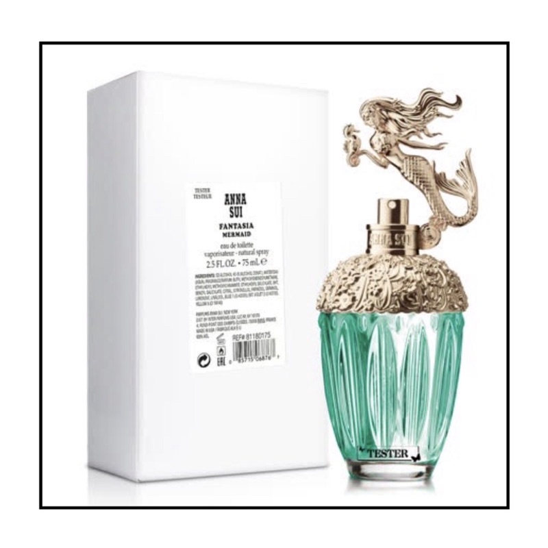 【香舍】Anna Sui Fantasia Mermaid 童話美人魚 女性淡香水 Tester 75ML