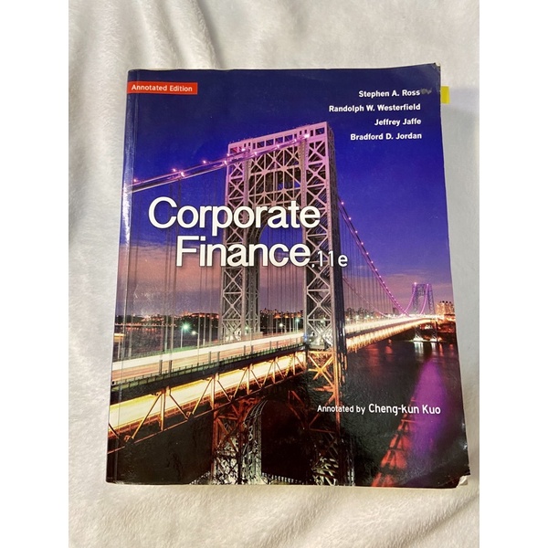 【二手書】Corporate Finance 11e 財務管理原文書｜商管學院用書