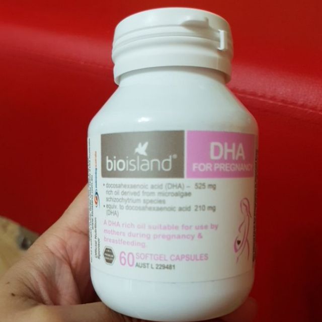 澳洲 Bio island 孕婦DHA 海藻油 60顆，現貨兩瓶