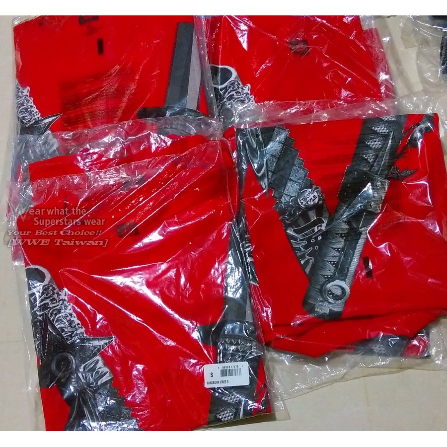 美國瘋潮 正版wwe Shinsuke Nakamura The Vibe Tee 中邑真輔紅色氣魄最新人氣衣服熱賣 蝦皮購物