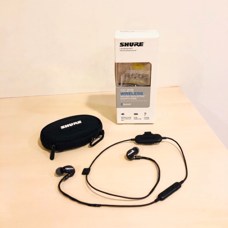 SHURE SE215 BT1 Wireless 藍牙耳機【 略接觸不良 】