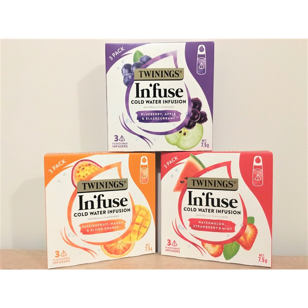 現貨 / 英國唐寧Twinings infuse / 水果冷泡茶 / 試用包 / 三入裝(三種口味)