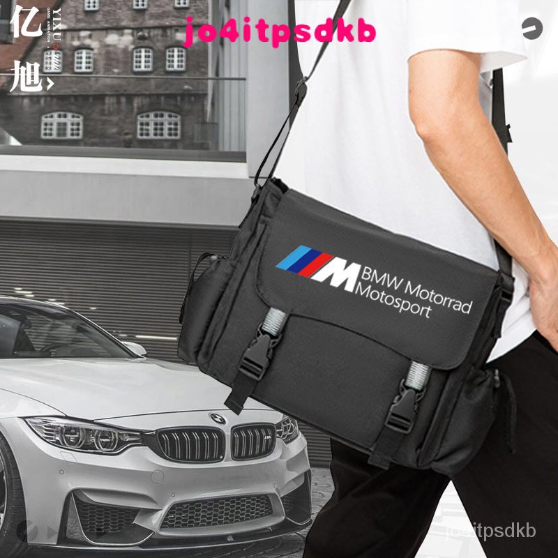 新款BMW寶馬MPOWER部門性能汽車愛好者男女學生休閒單肩斜跨包背包tt-Z