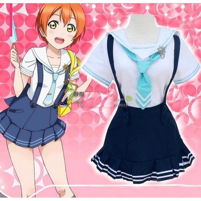 現貨!love live 海軍未覺醒星空凜cos海軍水手服