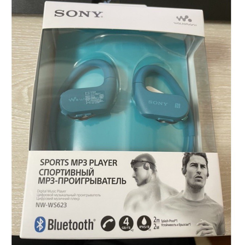 SONY NW-WS623 藍芽耳機 4GB 台灣索尼公司貨 防水 近全新/二手