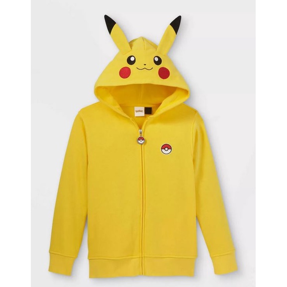 預購👍正版空運👍美國專櫃 皮卡丘 Pokemon Pikachu 兒童外套 連帽外套