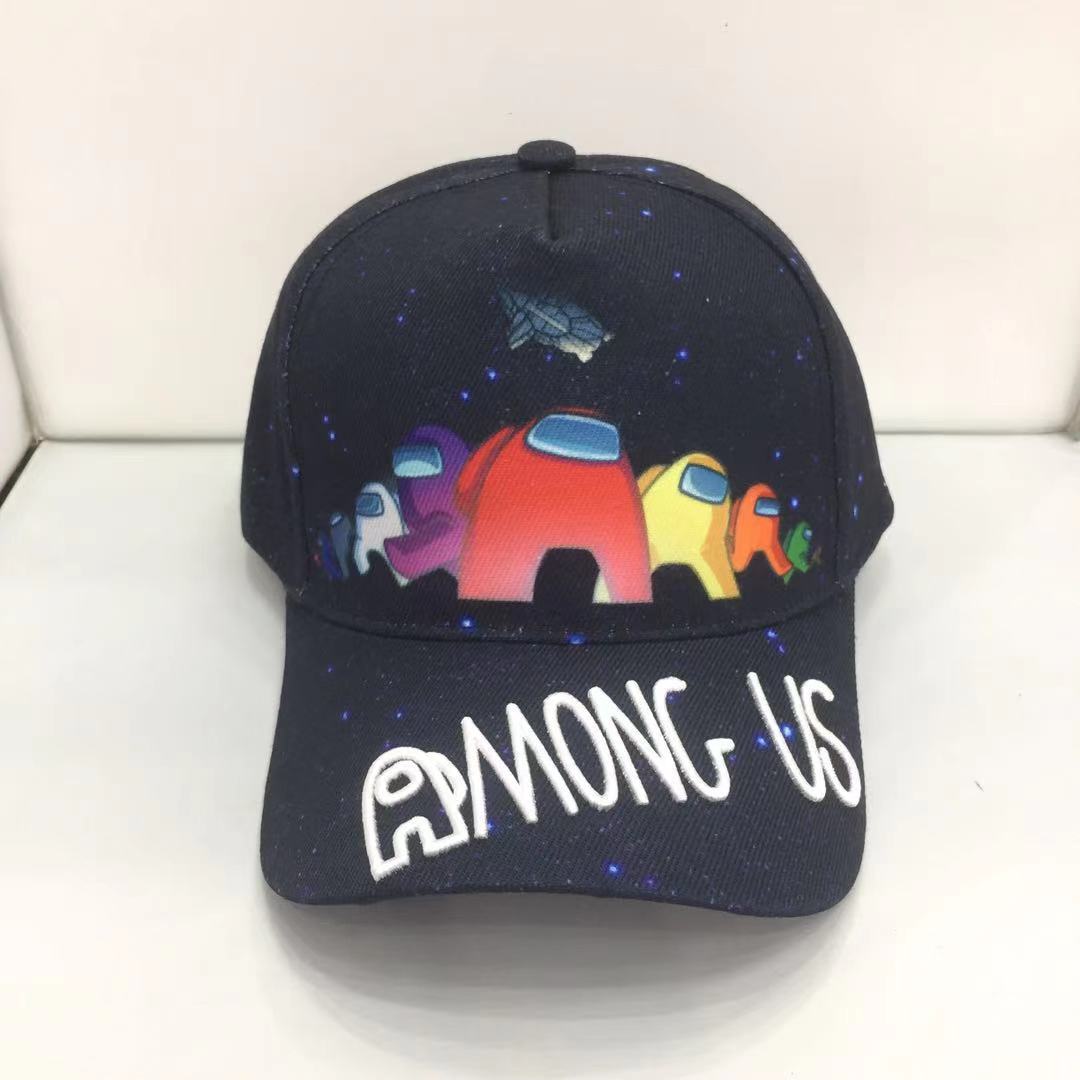 動漫among Us帽子太空狼人殺時尚潮流學生男生戶外防曬印花遮陽帽 蝦皮購物