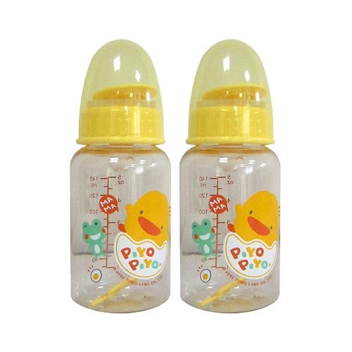 黃色小鴨 PiYO PiYO   媽咪乳感PES防脹氣奶瓶2入促銷組(140ml)