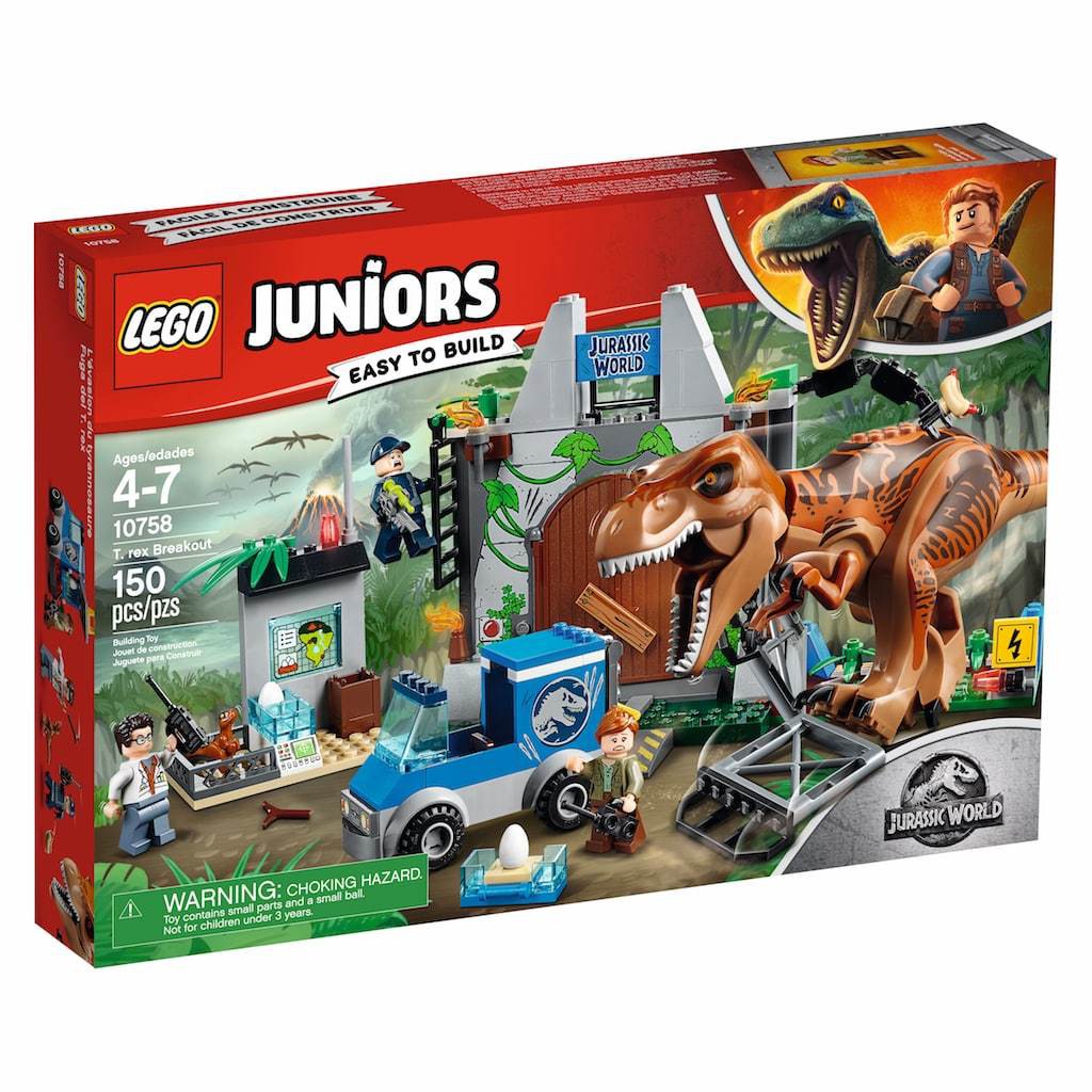 ［想樂］全新 樂高 Lego 10758 Juniors 侏儸紀 暴龍 T-Rex Breakout