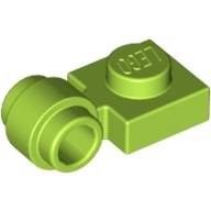 LEGO 樂高 4081 41632 萊姆綠 側接 轉向 薄板 Plate Mod 1x1 Clip 4632576