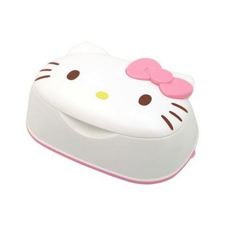 日本 凱蒂貓 HELLO KITTY 卸妝用頭型盒裝濕紙巾(31枚) (0068) 有3種美容液成份