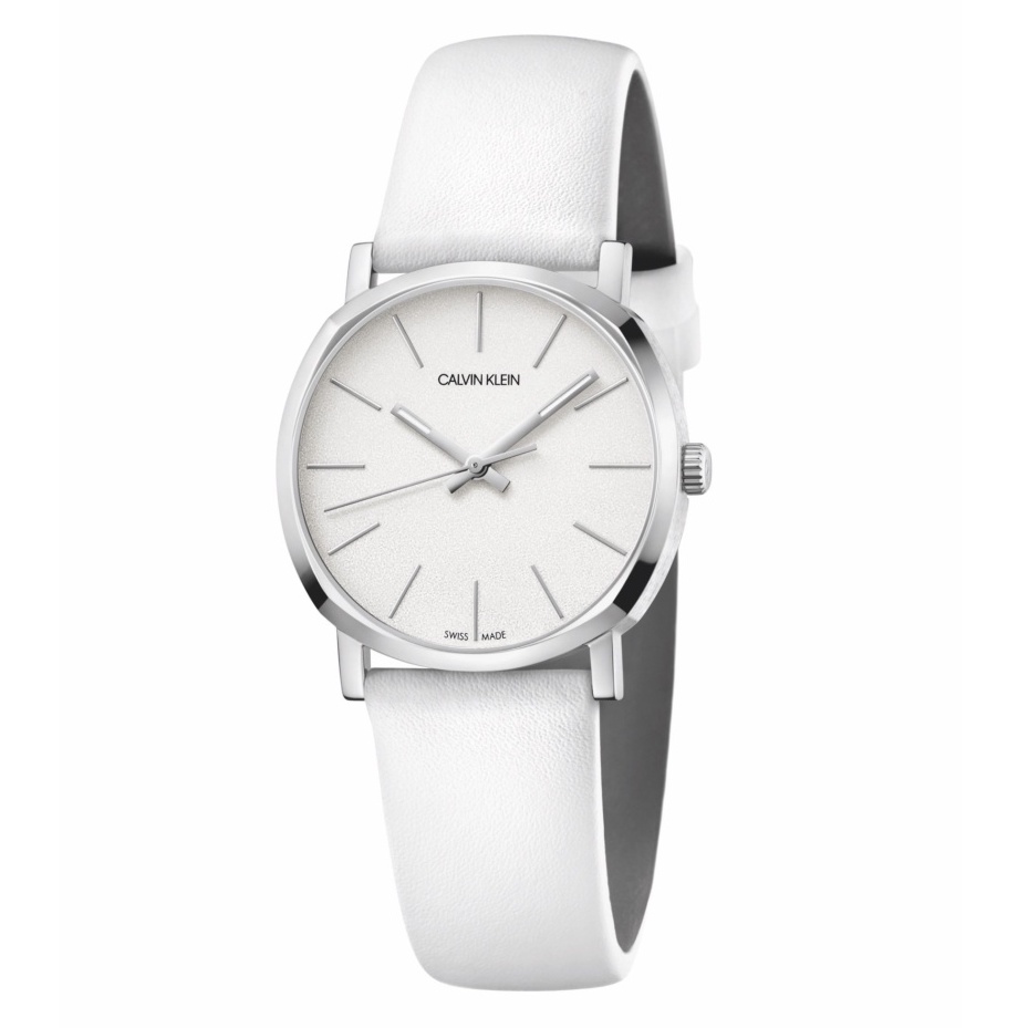 Calvin Klein CK 女 百搭休閒質感皮帶腕錶(K8Q331L2)