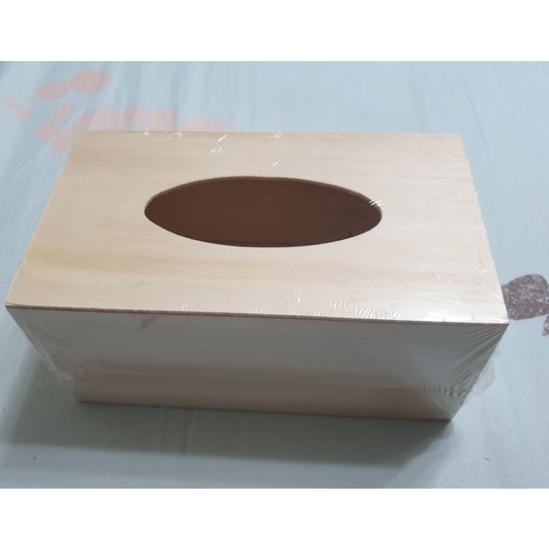 中型松木面紙盒可放抽取式衛生紙!（不囉唆2個特價150）
