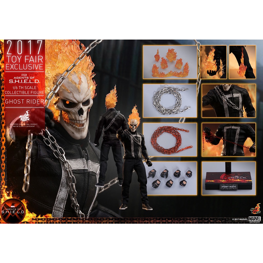 野獸國 Hot Toys TMS005 漫威 神盾局特工 幽靈騎士 惡靈戰警 Ghost Rider 非 MMS133
