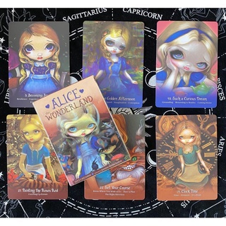 「寶時玄境」愛麗絲仙境神諭卡 贈中文翻譯 Alice the Wonderland Oracle 英文訂製卡牌 桌遊