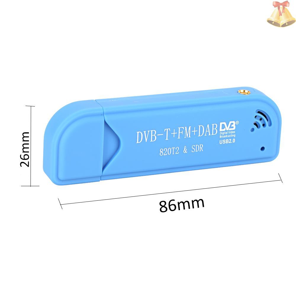 Tone 高靈敏度rtl2832u R820t2 Usb Dvb T Fm Sdrhellocq無線電遙控器帶電池發貨 蝦皮購物