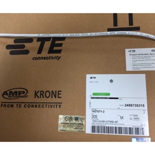 Amp cat.6 網路線 零售/TE/cat6/1427071-2