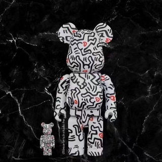 【現貨】凱斯哈林8代 庫柏力克熊400%+100% KEITH HARING#8 BE RBRICK