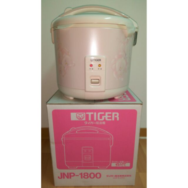 全新TIGER虎牌10人份機械式電子鍋 JNP-1800 (附贈健康定量調味罐 × 2)